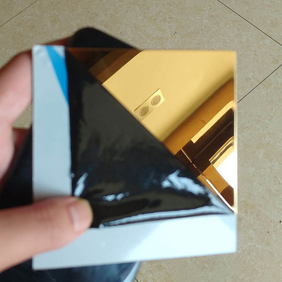 304 แผงสแตนเลสตกแต่งกุหลาบทอง 0.3mm 200 Series