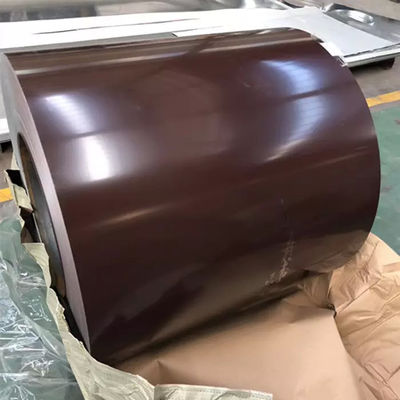 PPGI Galvanized Steel Coil Prepainted Color Coated Steel Coil Thickness 0.12-1.2mm Width 600-1250mm RAL Color For Roofing