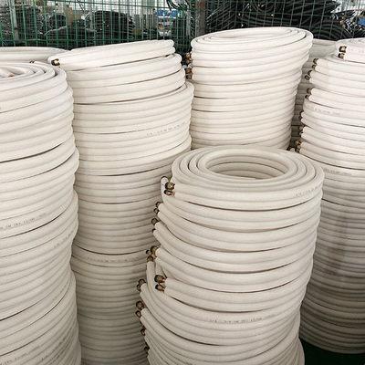 ราคาที่แข่งขันท่อทองแดงหุ้มฉนวน AC HVAC เครื่องปรับอากาศท่อทองแดงหุ้มฉนวน / ท่อท่อเครื่องปรับอากาศ