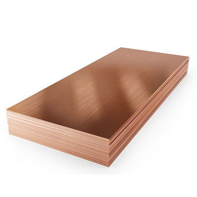 ASTM แผ่นทองแดงบริสุทธิ์แผ่นวัสดุทองแดง C11000 C10200 C17200 4x8 หนา 5 มม.
