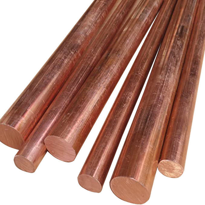 ASTM B187 C12200 ฟอสฟอรัส-ดีออกไซด์ ทองแดงกลมบาร์ ความทนทานต่อการกัดกร่อนที่ดีเยี่ยมสําหรับเครื่องแลกเปลี่ยนความร้อน
