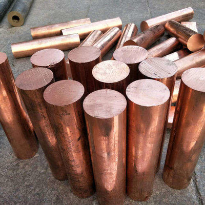 ASTM B187 C12200 ฟอสฟอรัส-ดีออกไซด์ ทองแดงกลมบาร์ ความทนทานต่อการกัดกร่อนที่ดีเยี่ยมสําหรับเครื่องแลกเปลี่ยนความร้อน