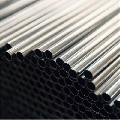 ท่อกลมผสมผสาน 0.3mm-3mm ความหนา 8K Ba 2b Hl AISI ASTM Ss 201 304 304L Ss ท่อ 316 316L 430 SUS304 ท่อ